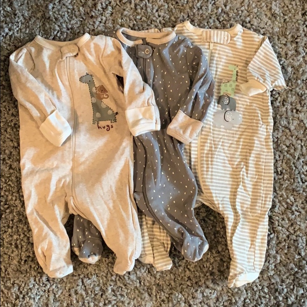 3 Footed Zip Sleepers